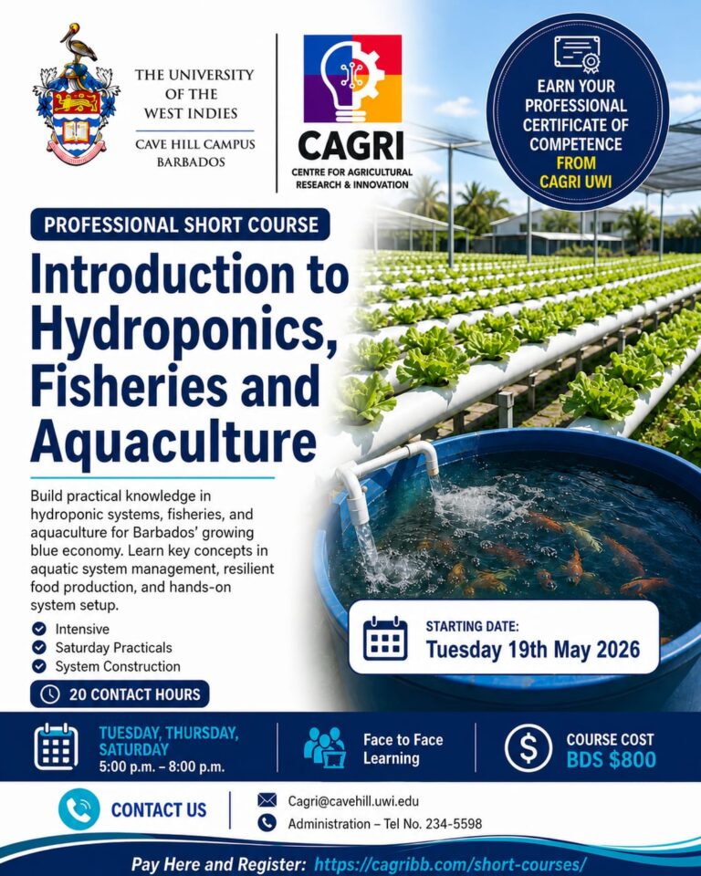 New Hydroponics, Fisheries and Aquaculture Course – CAGRI news article